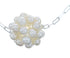 Mother of Pearl Sterling Silver Southwest Pendant Chain Necklace JX124639